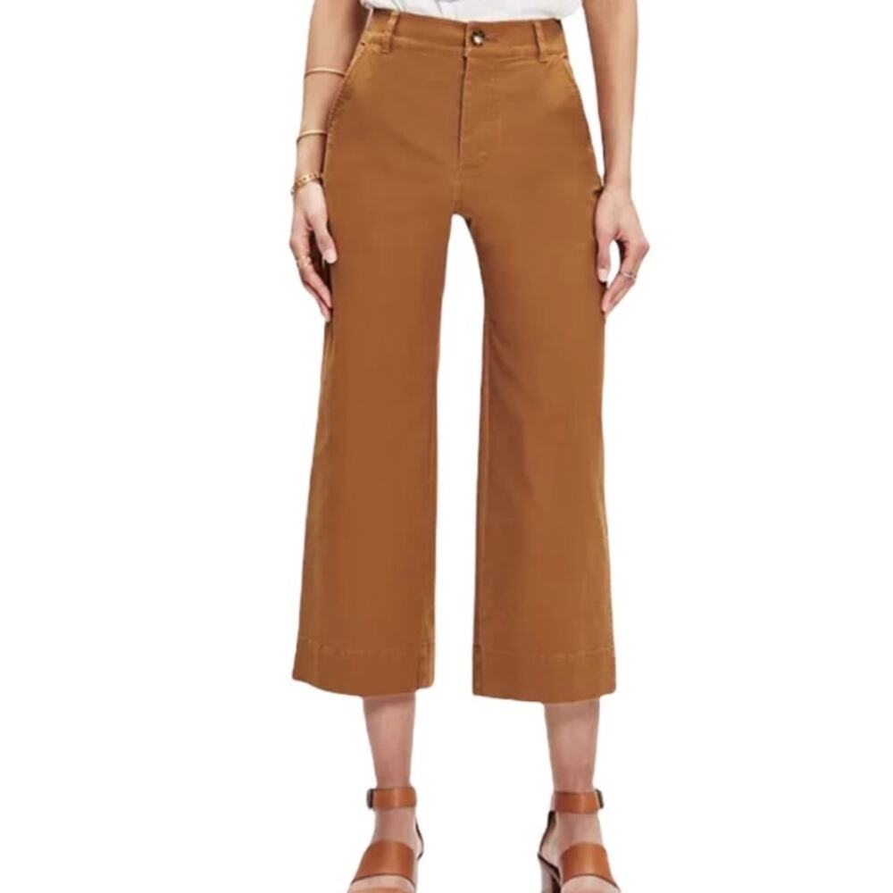 Madewell Langford Wide Leg Pant F1628 Caramel Brown Size 29 Casual Pants